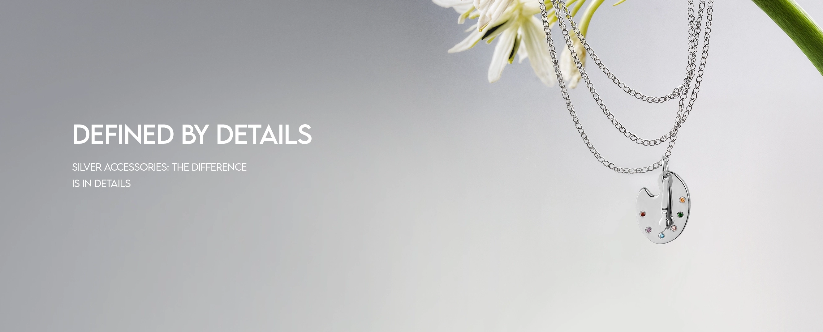 گردنبند نقره زنانه - پالت