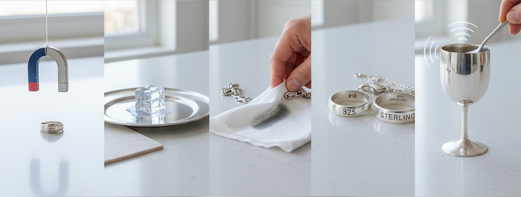 روش‌های تشخیص نقره اصل در منزل