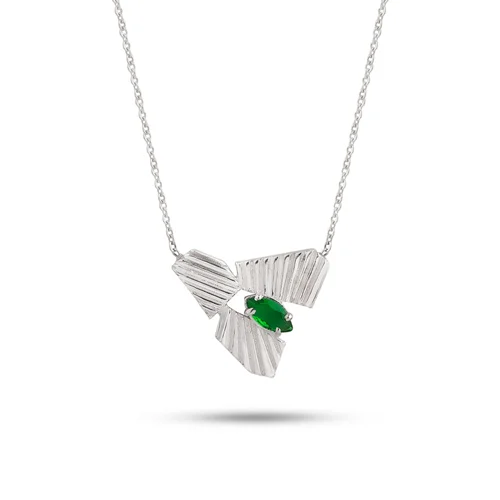 گردنبند نقره تک آرا