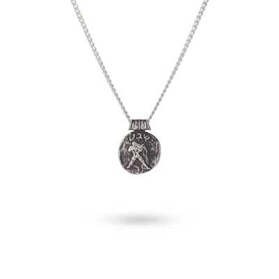 گردنبند نقره ماه بهمن