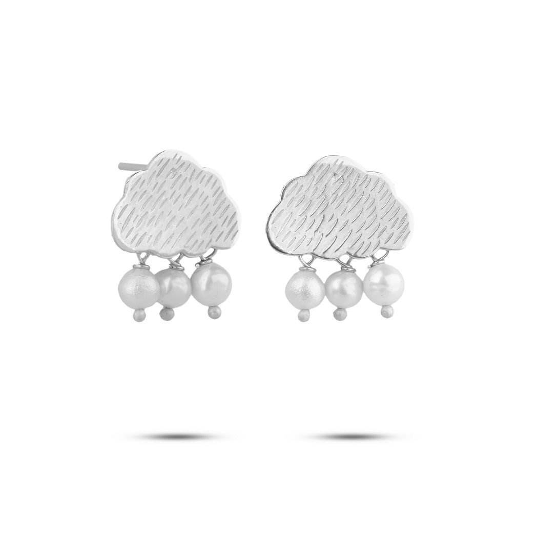 گوشواره نقره ابرک