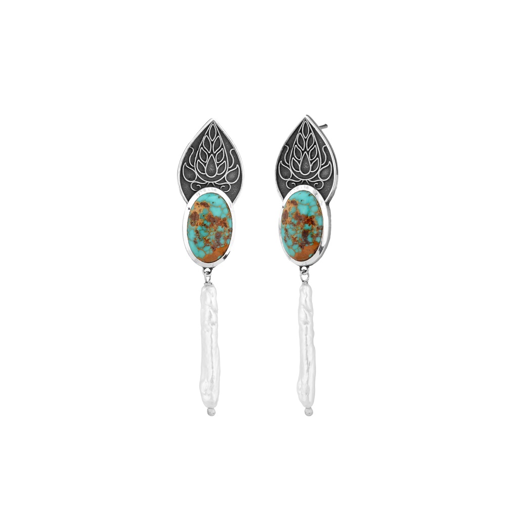 گوشواره نقره کاج