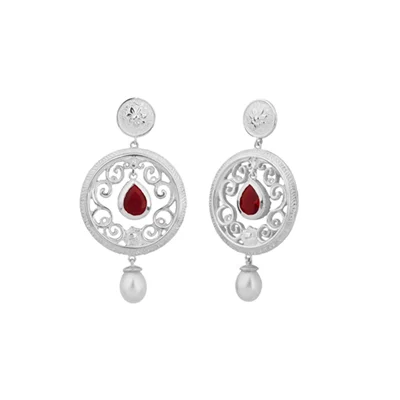 گوشواره نقره دلارا