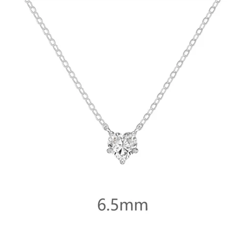 گردنبند نقره قلب بلا 6.5