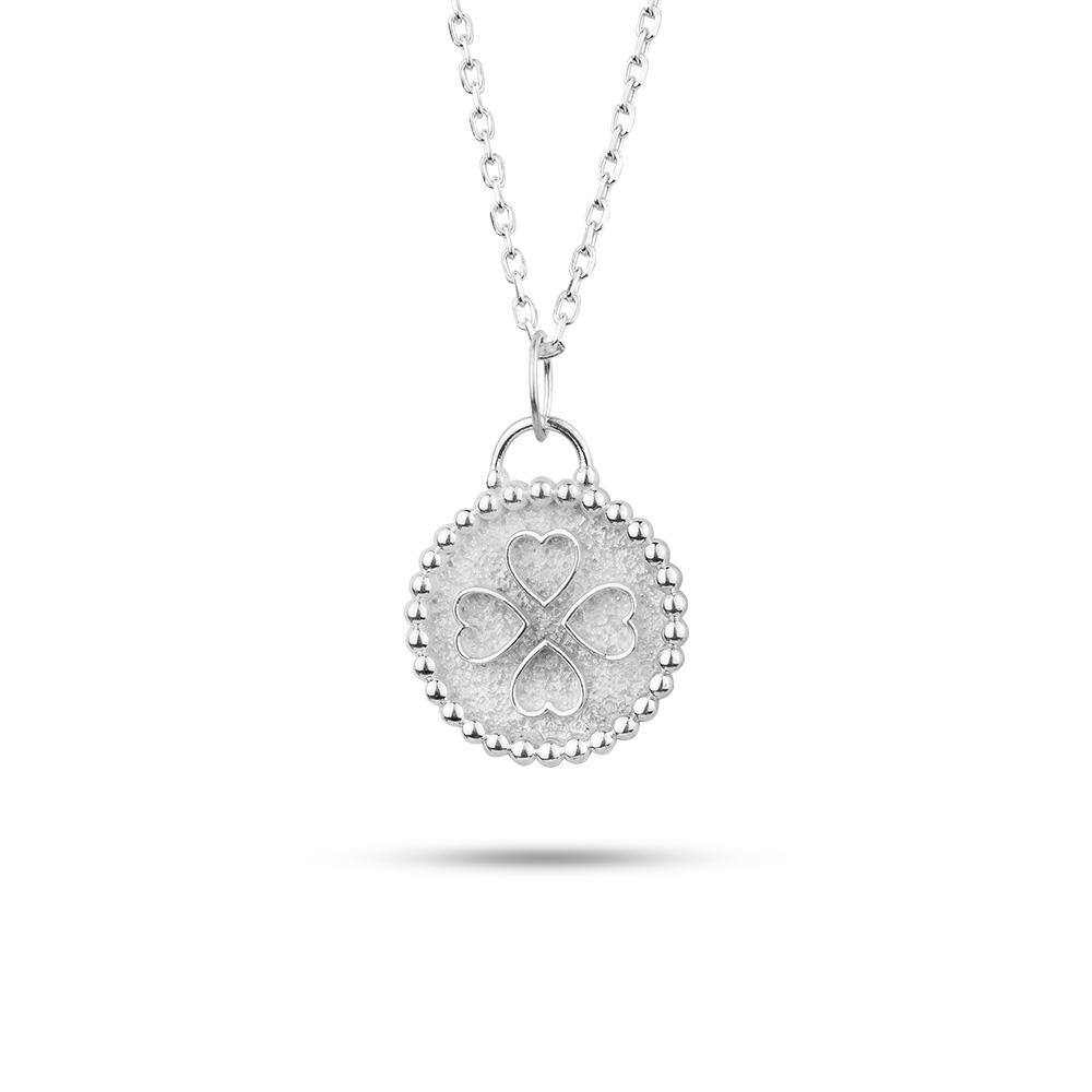 گردنبند نقره چهار  قلب