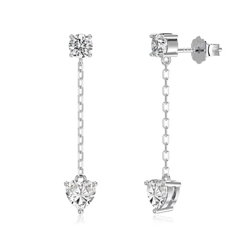 گوشواره نقره کریستو