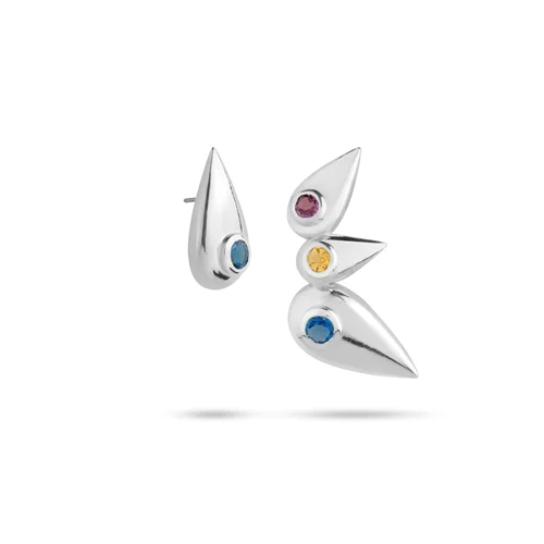 گوشواره نقره تارا