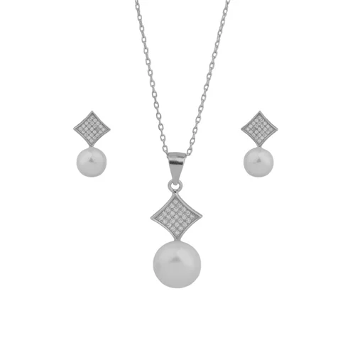 نیم ست نقره شارون