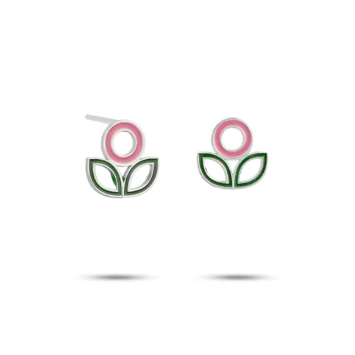 گوشواره نقره گلبو