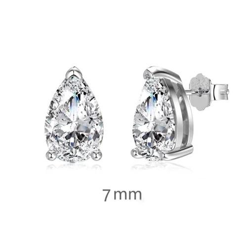 گوشواره نقره اشک ماه 7