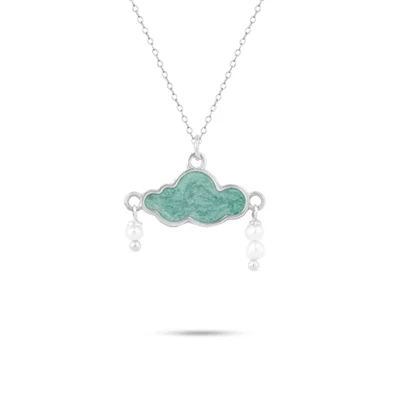 گردنبند نقره نم ابر