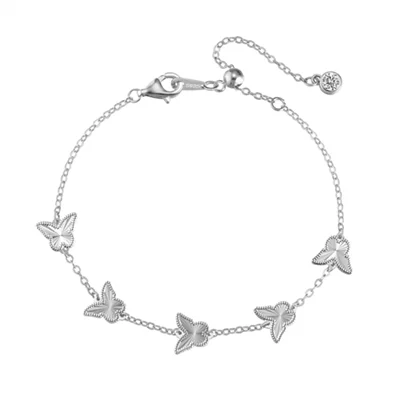 دستبند نقره باتر فلای