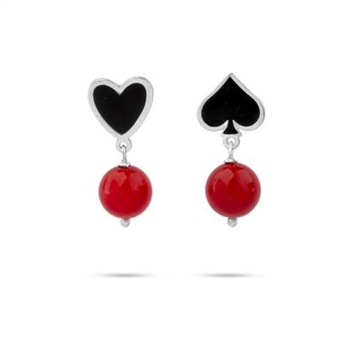 گوشواره نقره خال