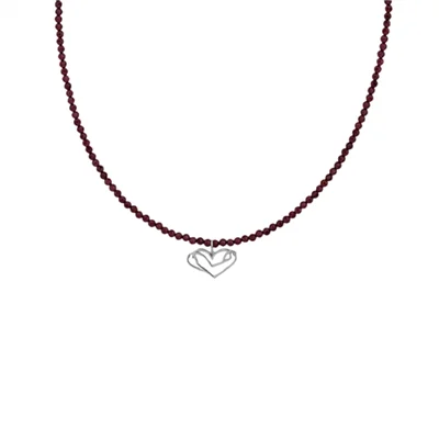 گردنبند نقره سلف لاو