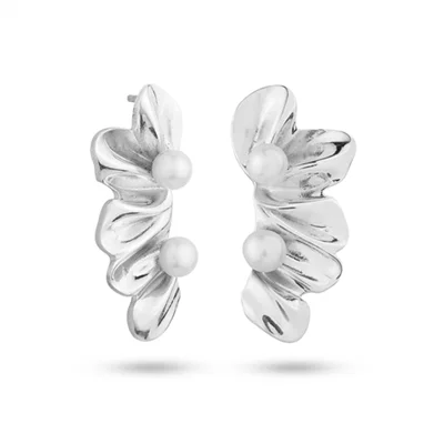 گوشواره نقره پرک