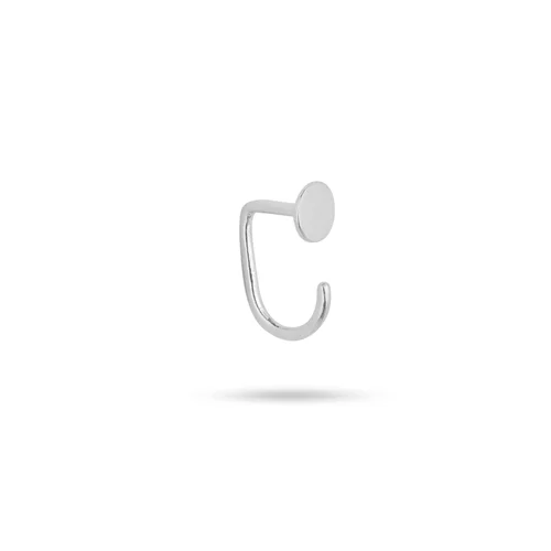 پیرسینگ گوش نقره گین
