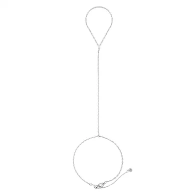 دستبند تمیمه نقره طرح دیور