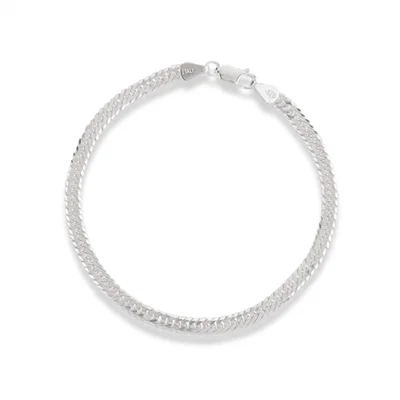 دستبند نقره مردانه شاه باف