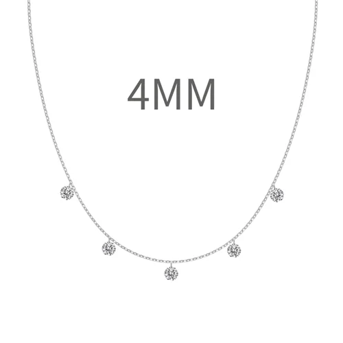 گردنبند نقره لمیس 4mm