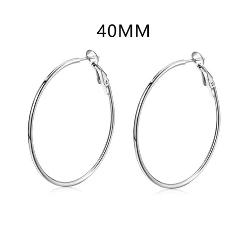 گوشواره نقره درخشا 40mm