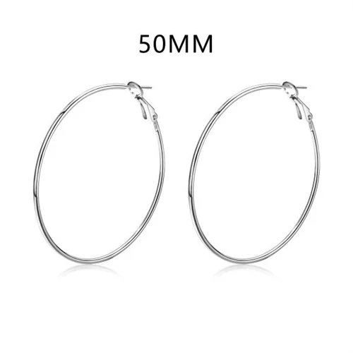گوشواره نقره درخشا 50mm