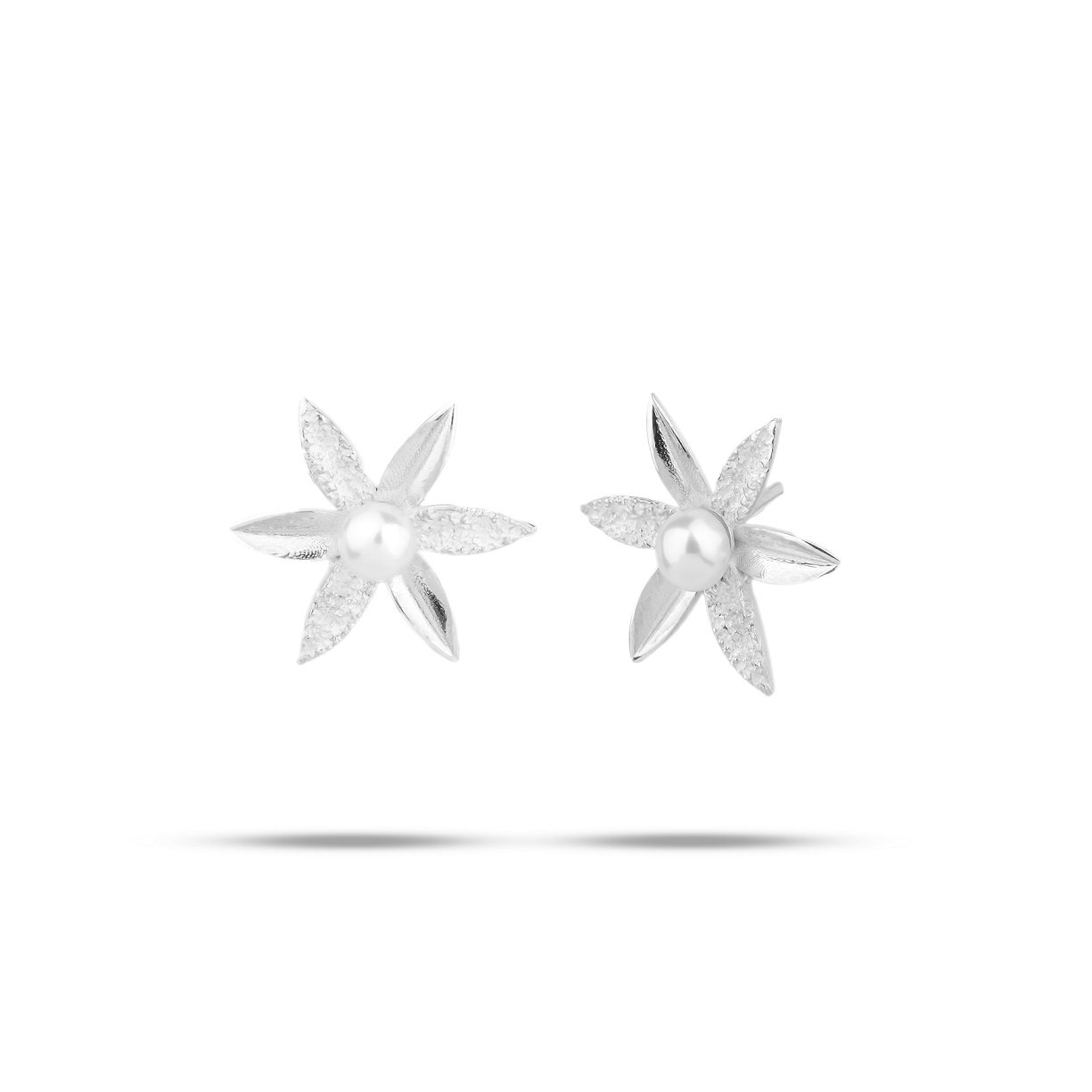 گوشواره نقره شکوفه