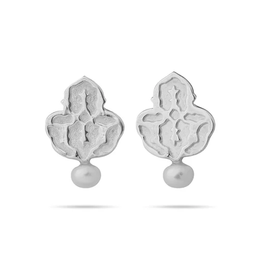 گوشواره نقره اسلیمی