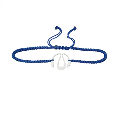 دستبند نقره منحنی