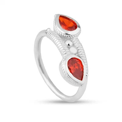 انگشتر نقره والریا