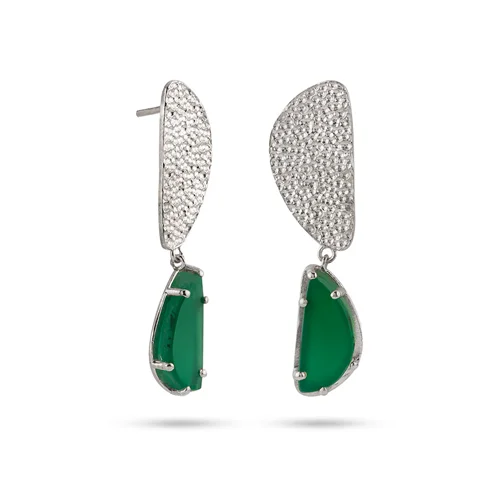 گوشواره نقره پامچال