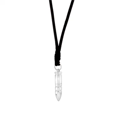 گردنبند نقره مردانه فشنگ