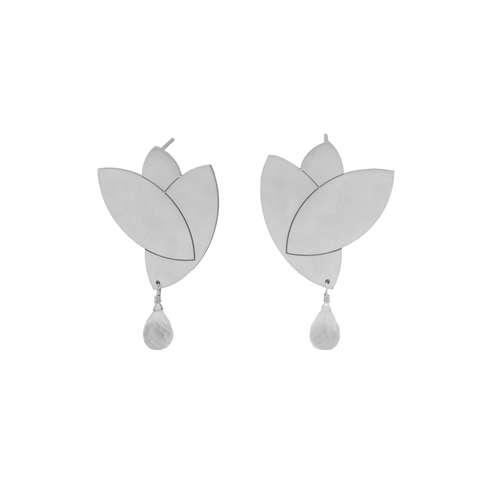 گوشواره نقره لاله