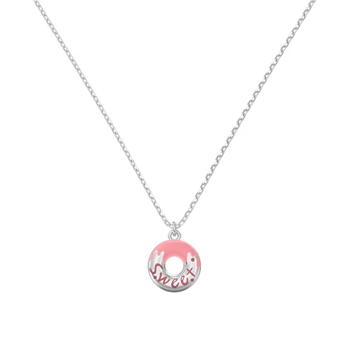 گردنبند نقره سویت دونات