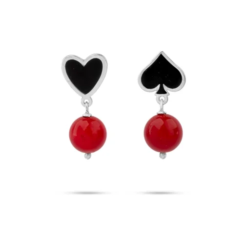 گوشواره نقره خال