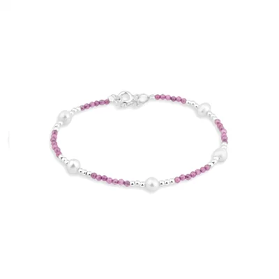 دستبند نقره لورن