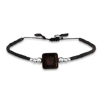 دستبند نقره نازگل