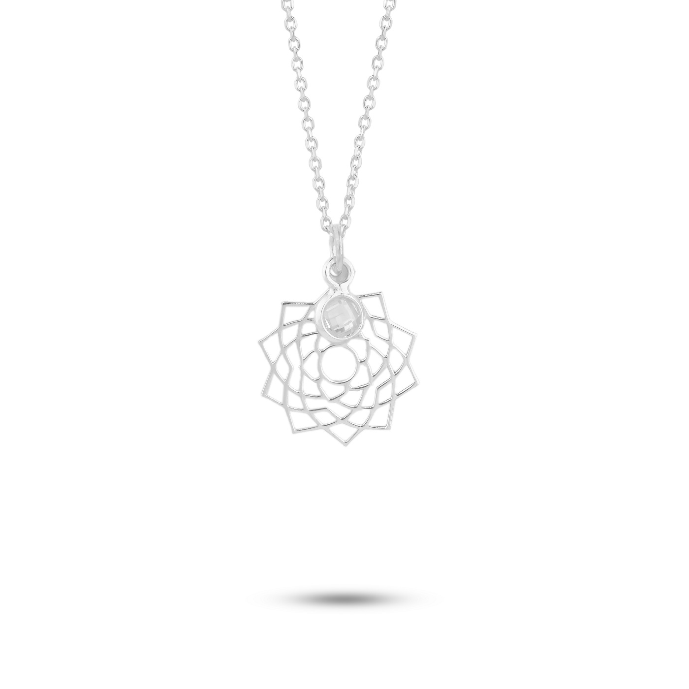گردنبند نقره چاکرا قلب