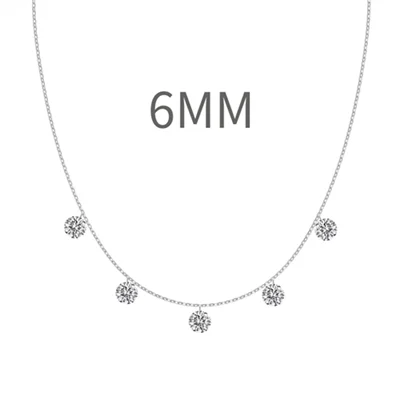 گردنبند نقره لمیس 6mm