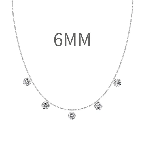 گردنبند نقره لمیس 6mm