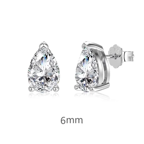 گوشواره نقره اشک ماه 6