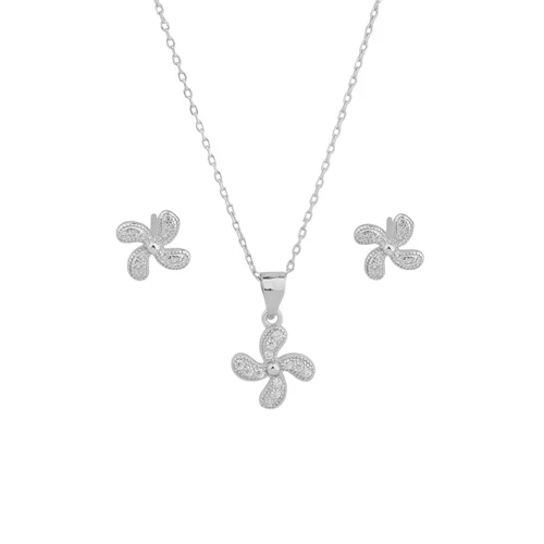 نیم ست نقره فرفره