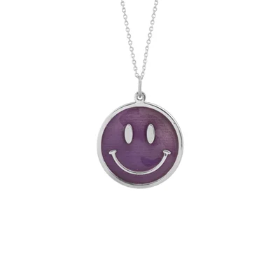 گردنبند نقره لبخند