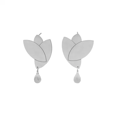 گوشواره نقره لاله
