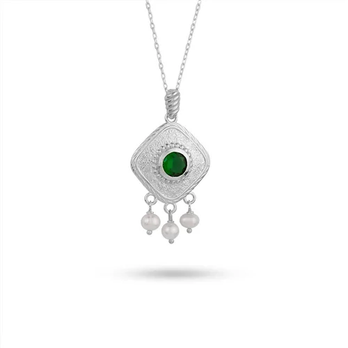 گردنبند نقره سروینه