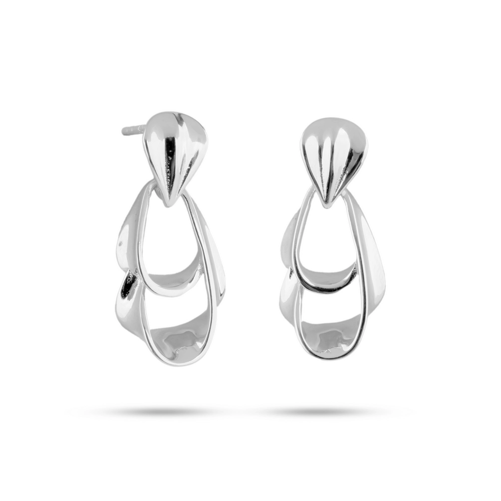 گوشواره نقره سایه
