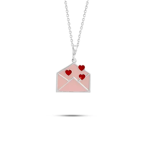 گردنبند نقره پیام عشق