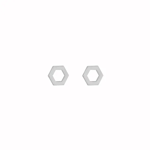 گوشواره نقره مهره