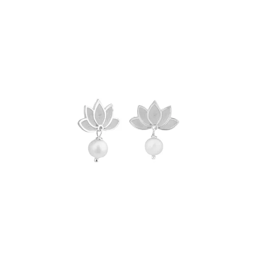 گوشواره نقره نیلو پر