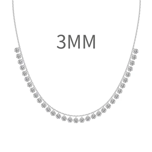 گردنبند نقره لی ارا 3mm