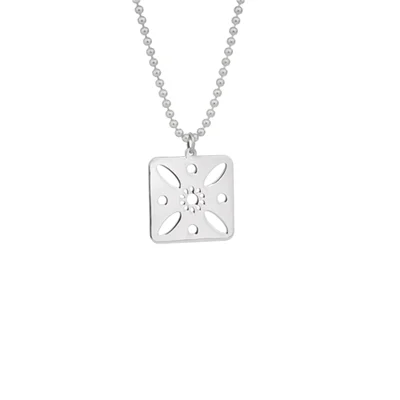 گردنبند نقره درفش